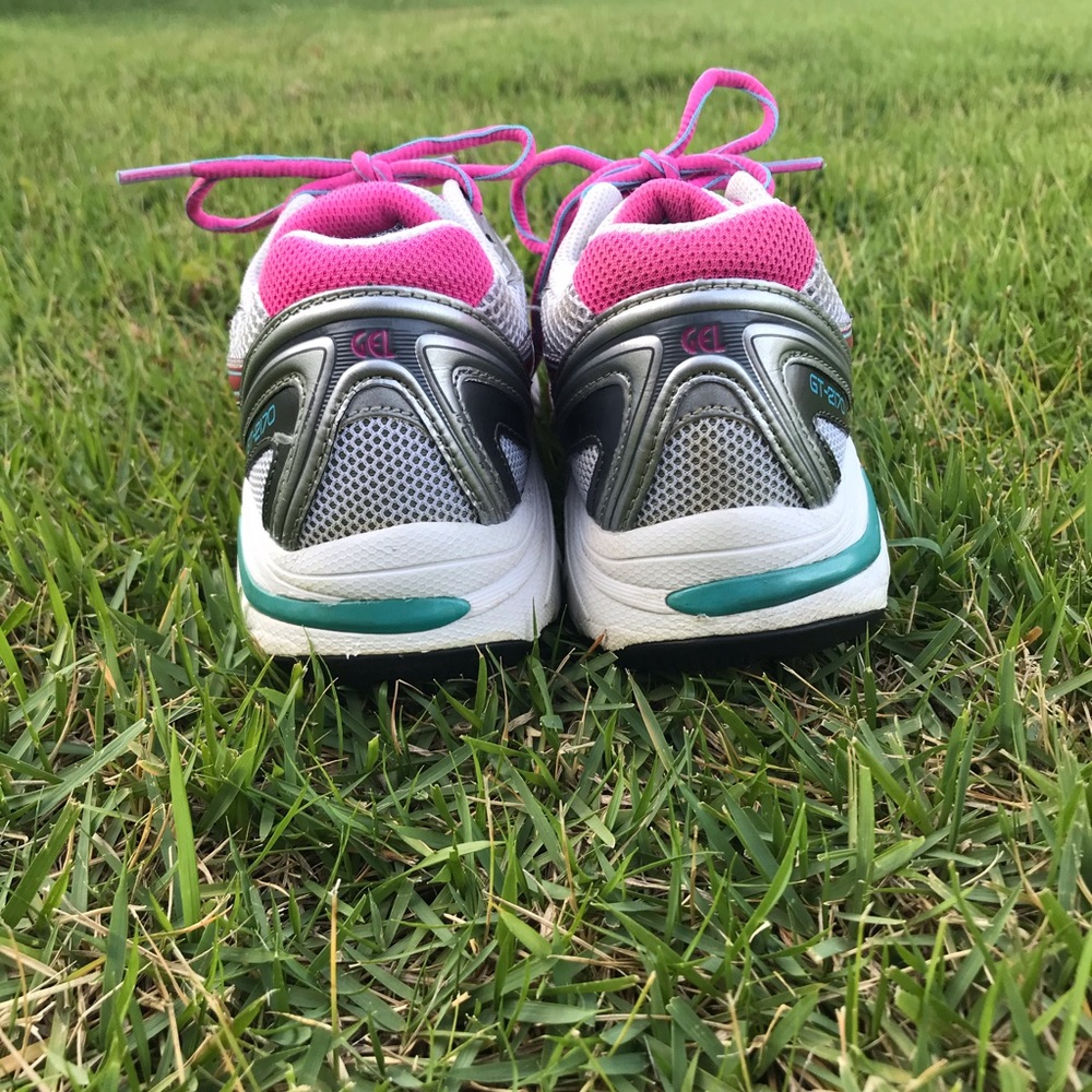 ASICS GT-2170 Womens shoes Sz 5 grey/pink - Picture 3 of 8